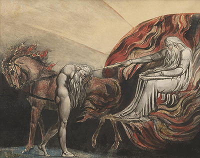 God Judging Adam William Blake